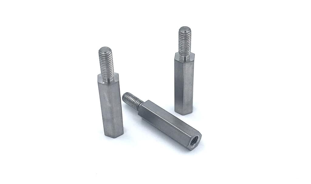 custom stainless metric hex male female standoffs-min