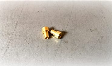 Custom Electronics Standoffs In Plain Brass Material With 2-56 Thread