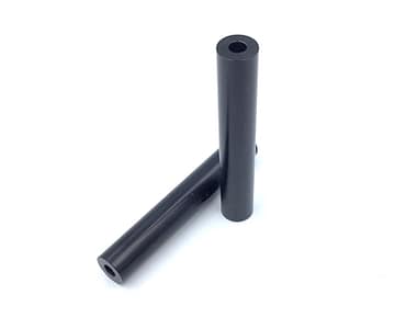 Custom Black Aluminum Spacers – 5.3MM X 80MM In 6061-T6 Aluminum Material