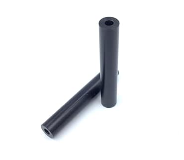 Custom Black Aluminum Spacers – 5.3MM X 80MM In 6061-T6 Aluminum Material