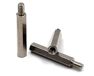 Custom Nickel Plated Brass Standoffs – Hex Male/Female