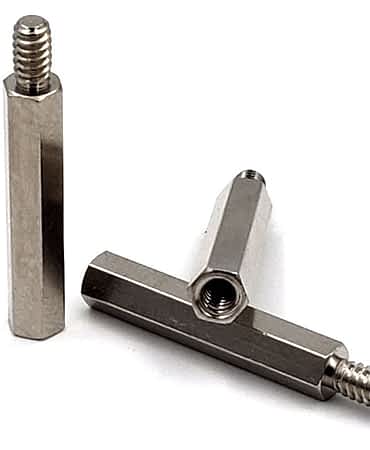 Custom Nickel Plated Brass Standoffs – Hex Male/Female